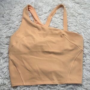 Lululemon Everlux Asymmetrical Tennis Tank Top Summer Glow
